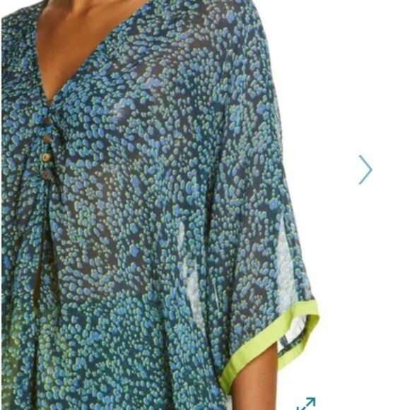 New Free People Intimately Sleepin In Sheer Shirt/Swim Cover Up - Picture 3 of 15